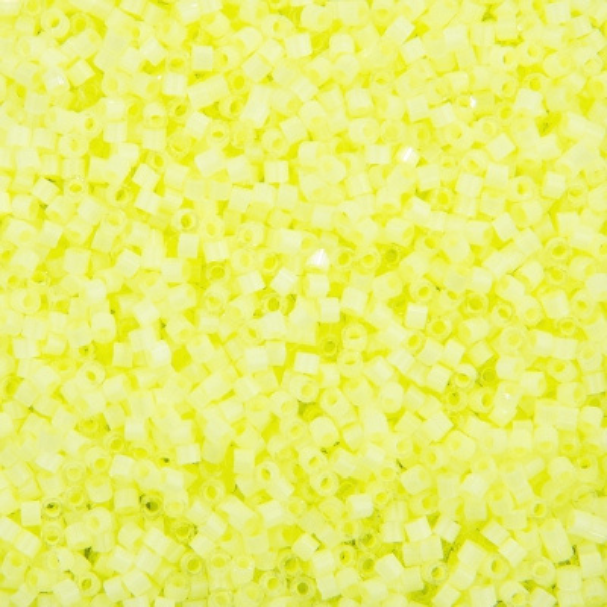 Miyuki 11/0 Delica Beads, DB1857, Silk Inside Dyed Limeade, 5g