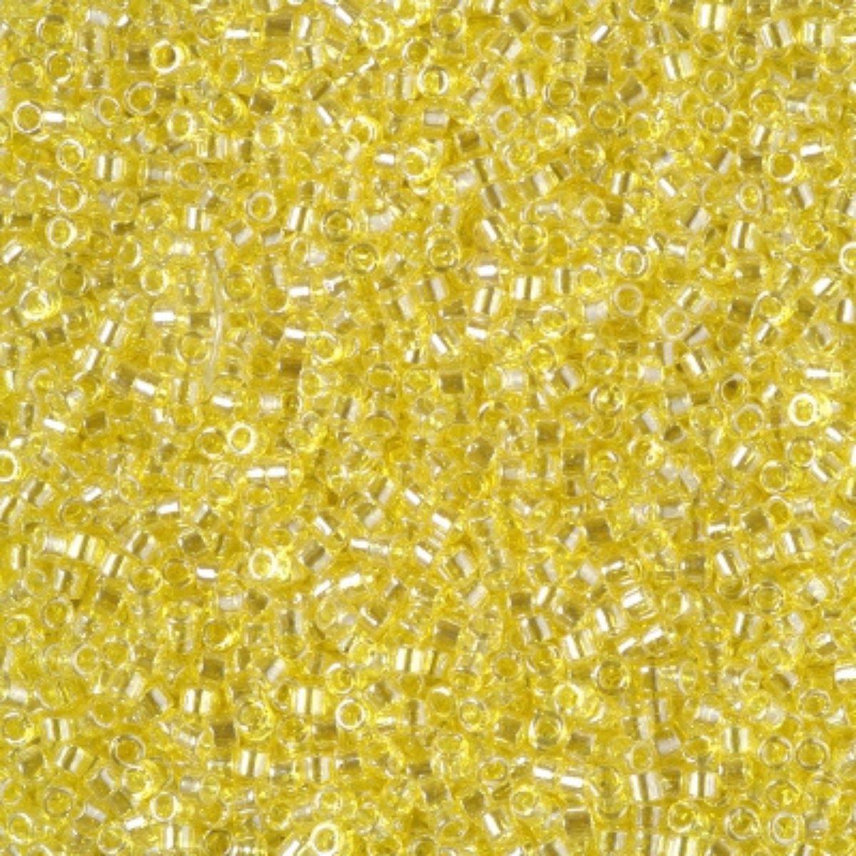 Miyuki 11/0 Delica Beads, DB1886, Transparent Yellow Luster, 5g