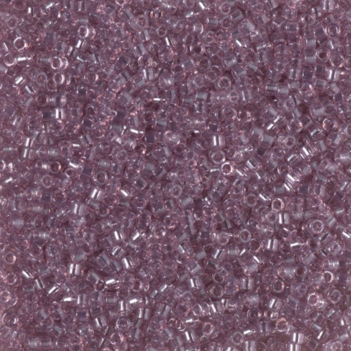 Miyuki 11/0 Delica Beads, DB1893, Transparent Smoky Amethyst Luster, 5g