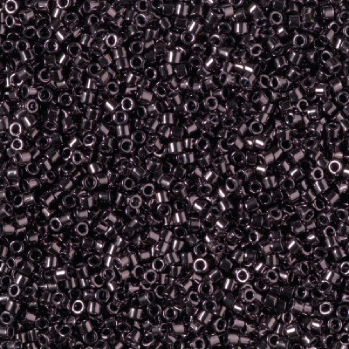 Miyuki 11/0 Delica Beads, DB1991, Metallic French Plum, 5g