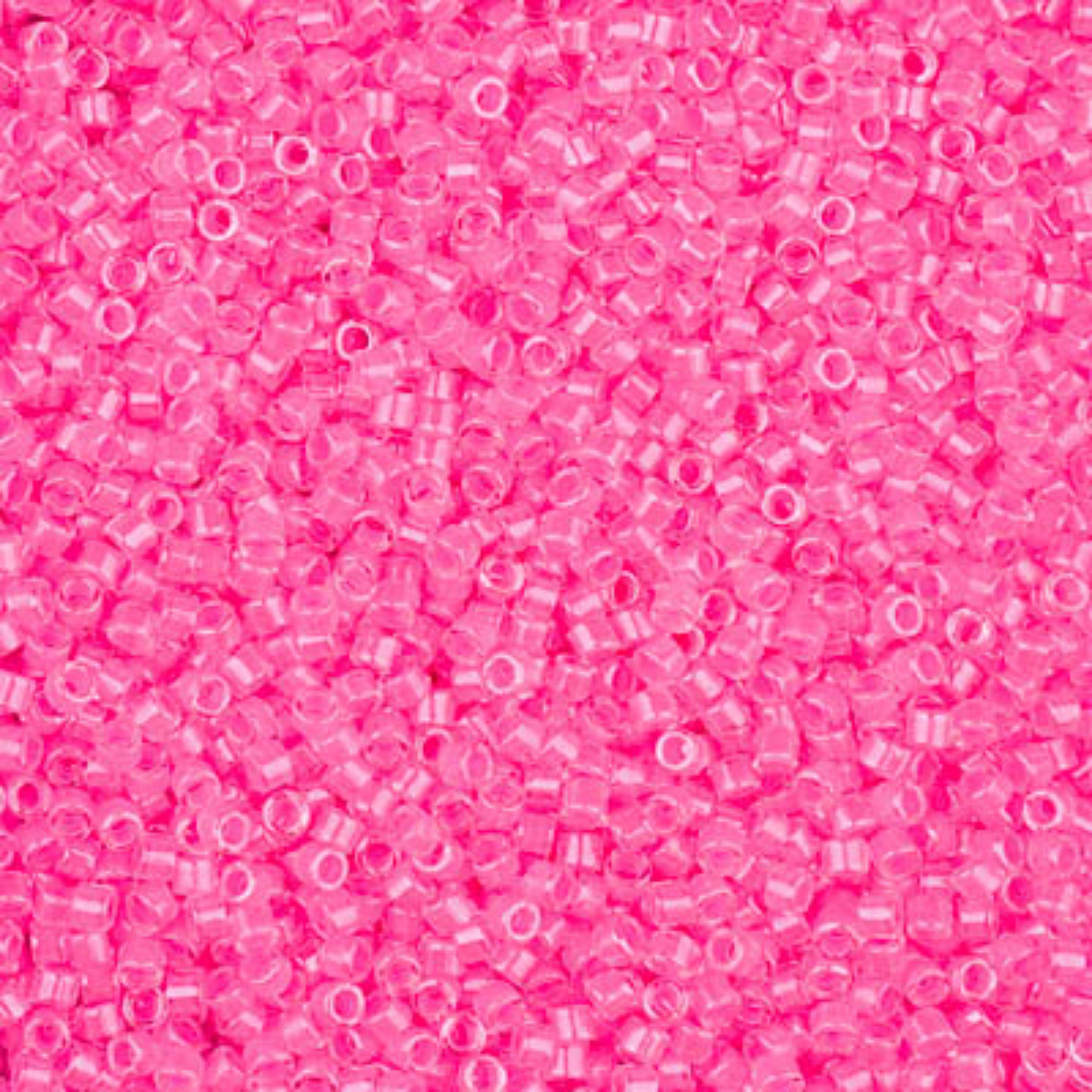 Miyuki 11/0 Delica Beads, DB2036, Luminous Cotton Candy, 5g