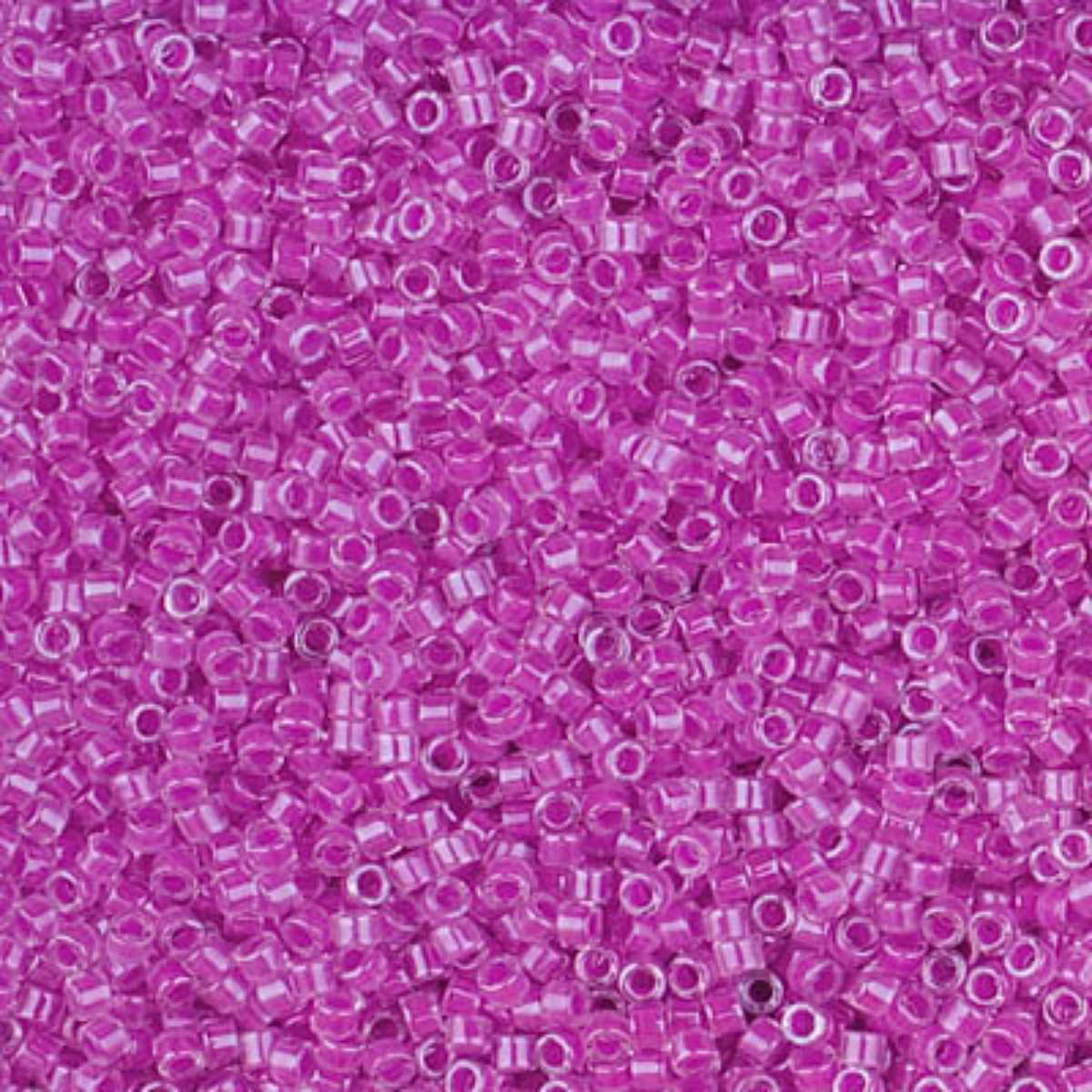 Miyuki 11/0 Delica Beads, DB2038, Luminous Plum Crazy, 5g