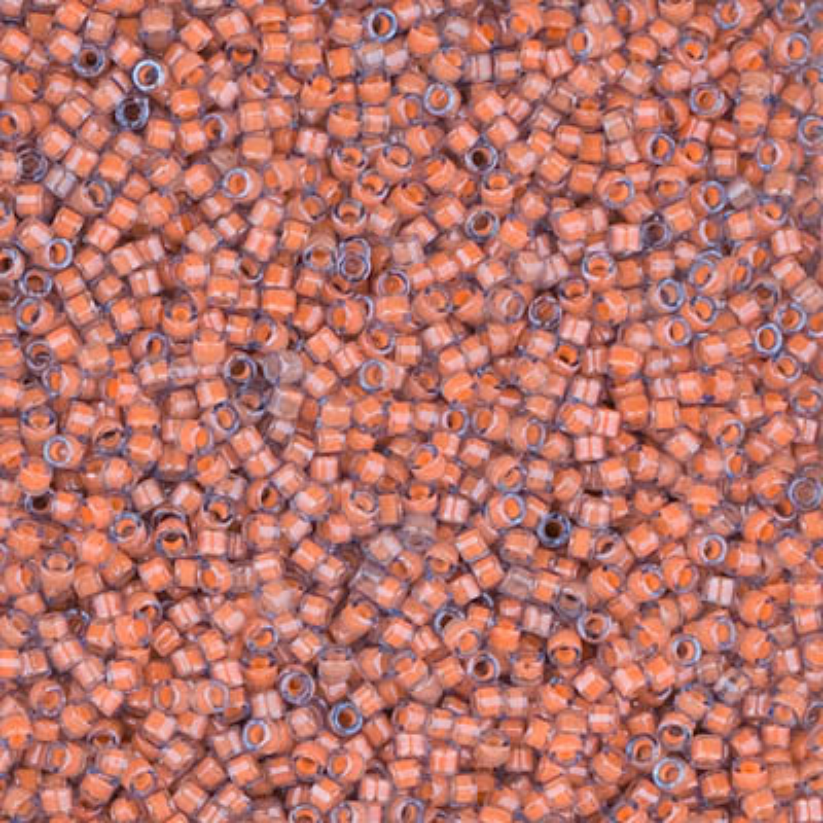 Miyuki 11/0 Delica Beads, DB2042, Luminous Sea Coral, 5g