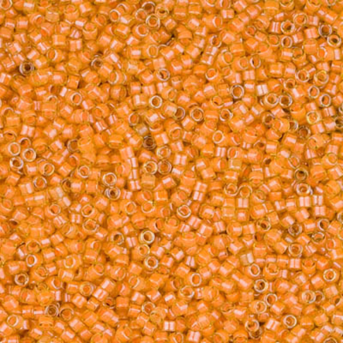 Miyuki 11/0 Delica Beads, DB2045, Luminous Mango, 5g