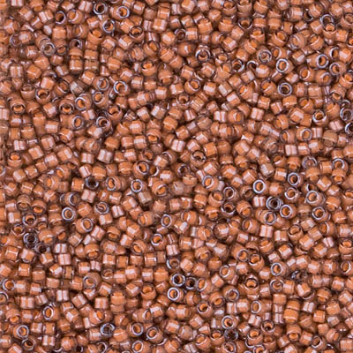 Miyuki 11/0 Delica Beads, DB2044, Luminous Guava, 5g