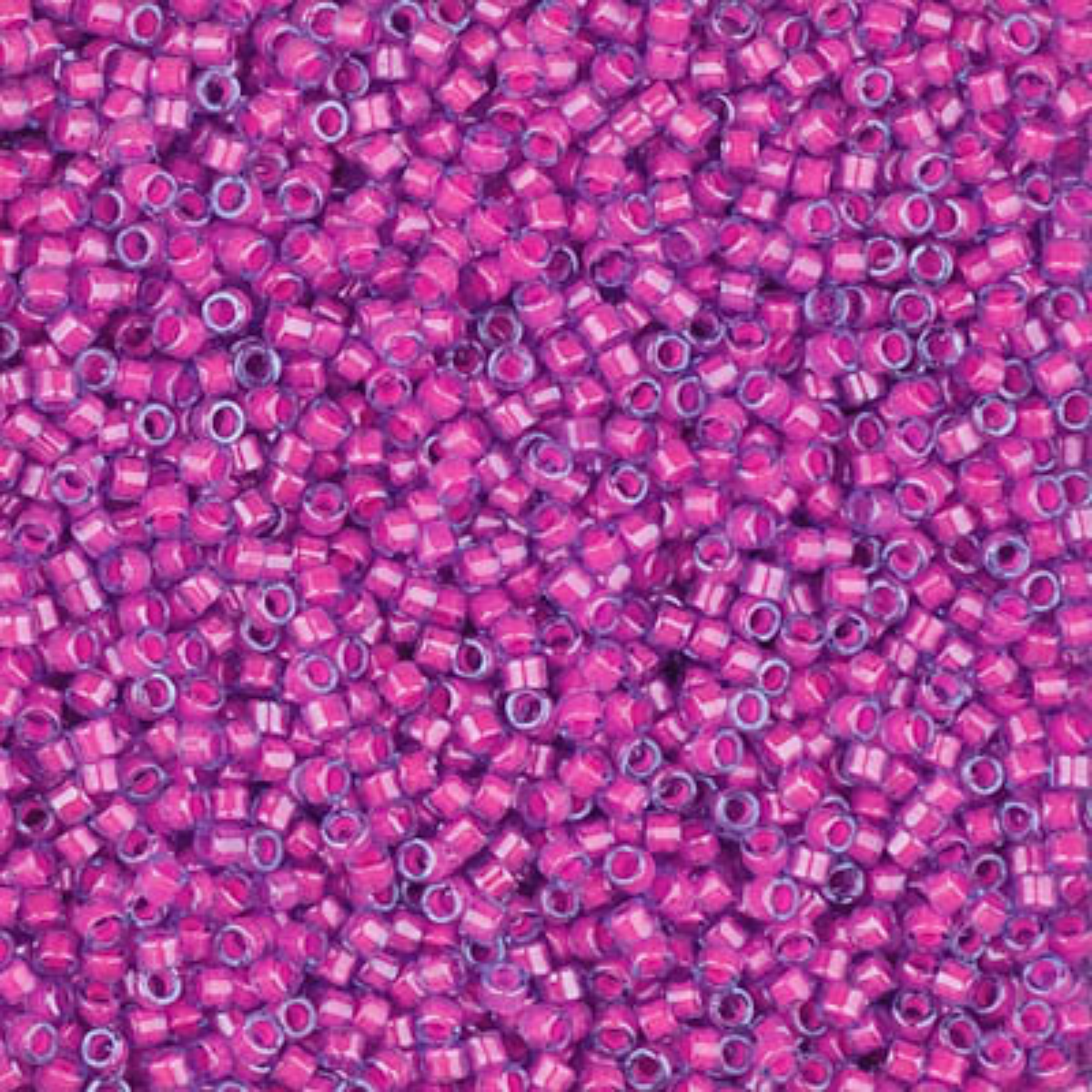 Miyuki 11/0 Delica Beads, DB2049, Luminous Hot Pink, 5g