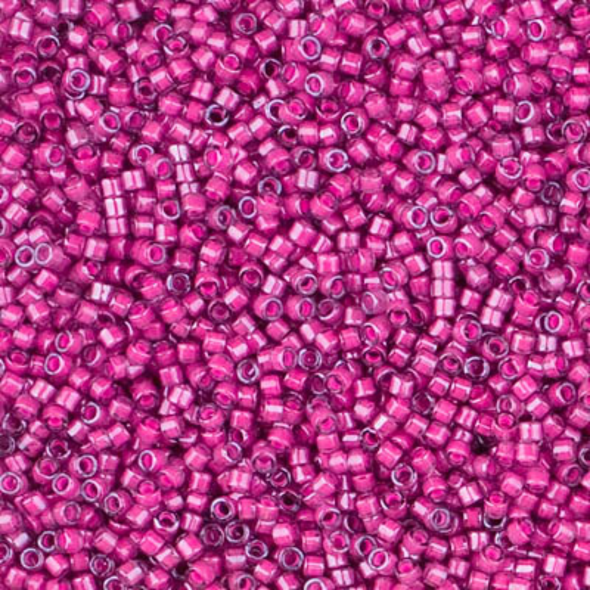 Miyuki 11/0 Delica Beads, DB2050, Luminous Jazzberry, 5g