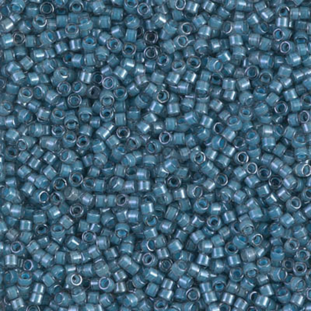 Miyuki 11/0 Delica Beads, DB2054, Luminous Dusk Blue, 5g