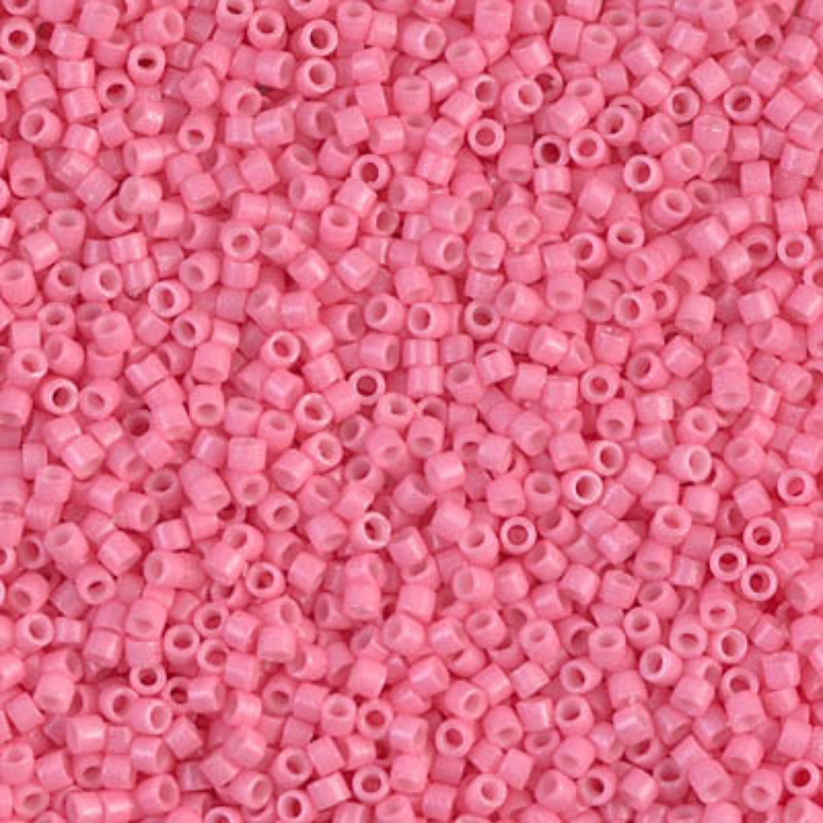 Miyuki 11/0 Delica Beads, DB2117, Duracoat Opaque Carnation, 5g