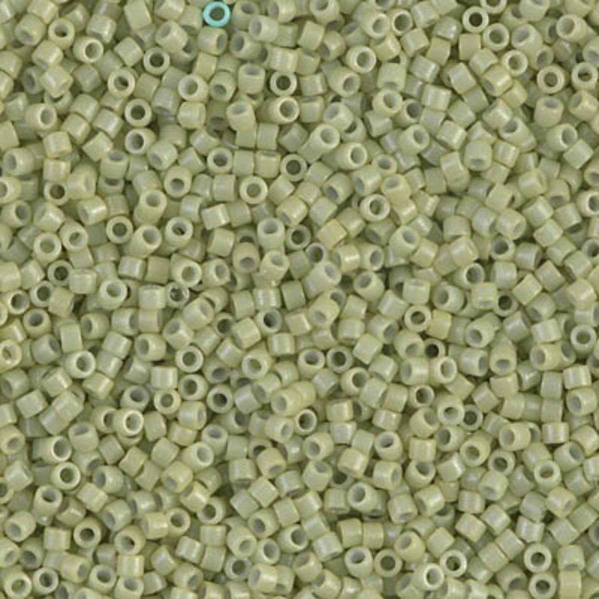 Miyuki 11/0 Delica Beads, DB2123, Duracoat Opaque Fennel, 5g
