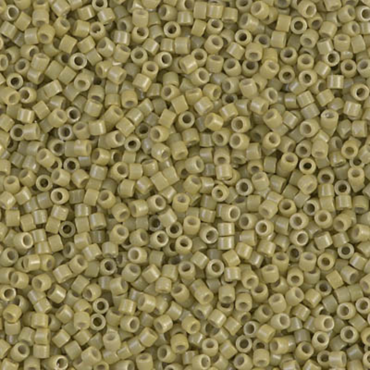 Miyuki 11/0 Delica Beads, DB2124, Duracoat Opaque Cactus, 5g