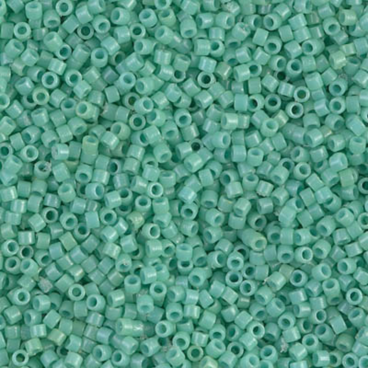 Miyuki 11/0 Delica Beads, DB2125, Duracoat Opaque Sea Opal, 5g