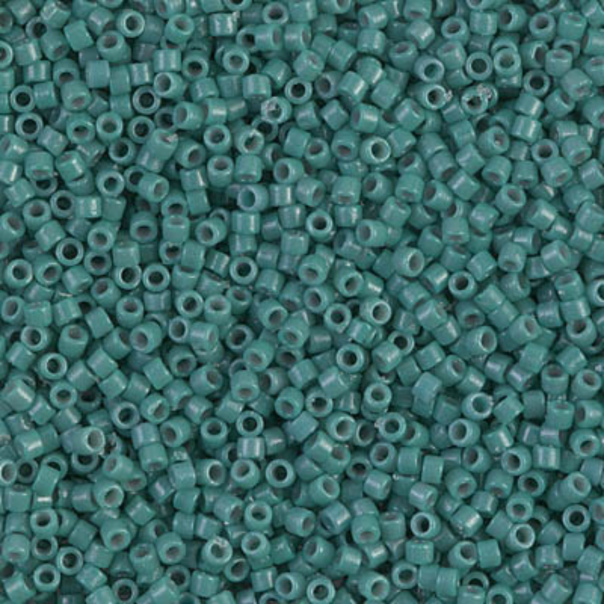 Miyuki 11/0 Delica Beads, DB2131, Duracoat Opaque Eucalyptus, 5g