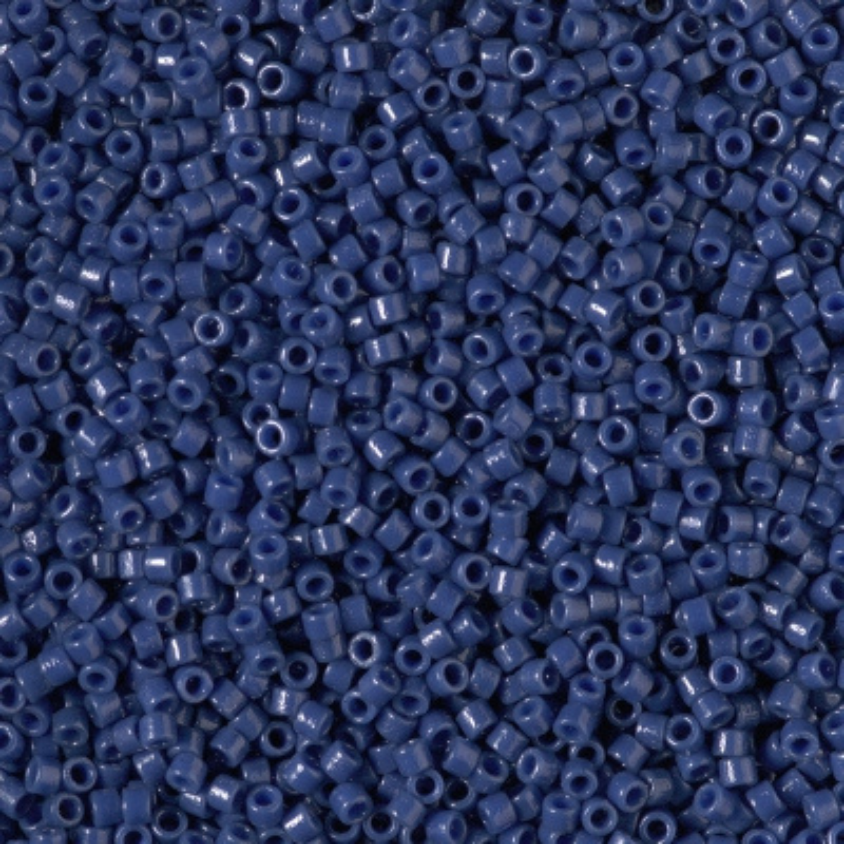 Miyuki 11/0 Delica Beads, DB2143, Duracoat Opaque Navy Blue, 5g