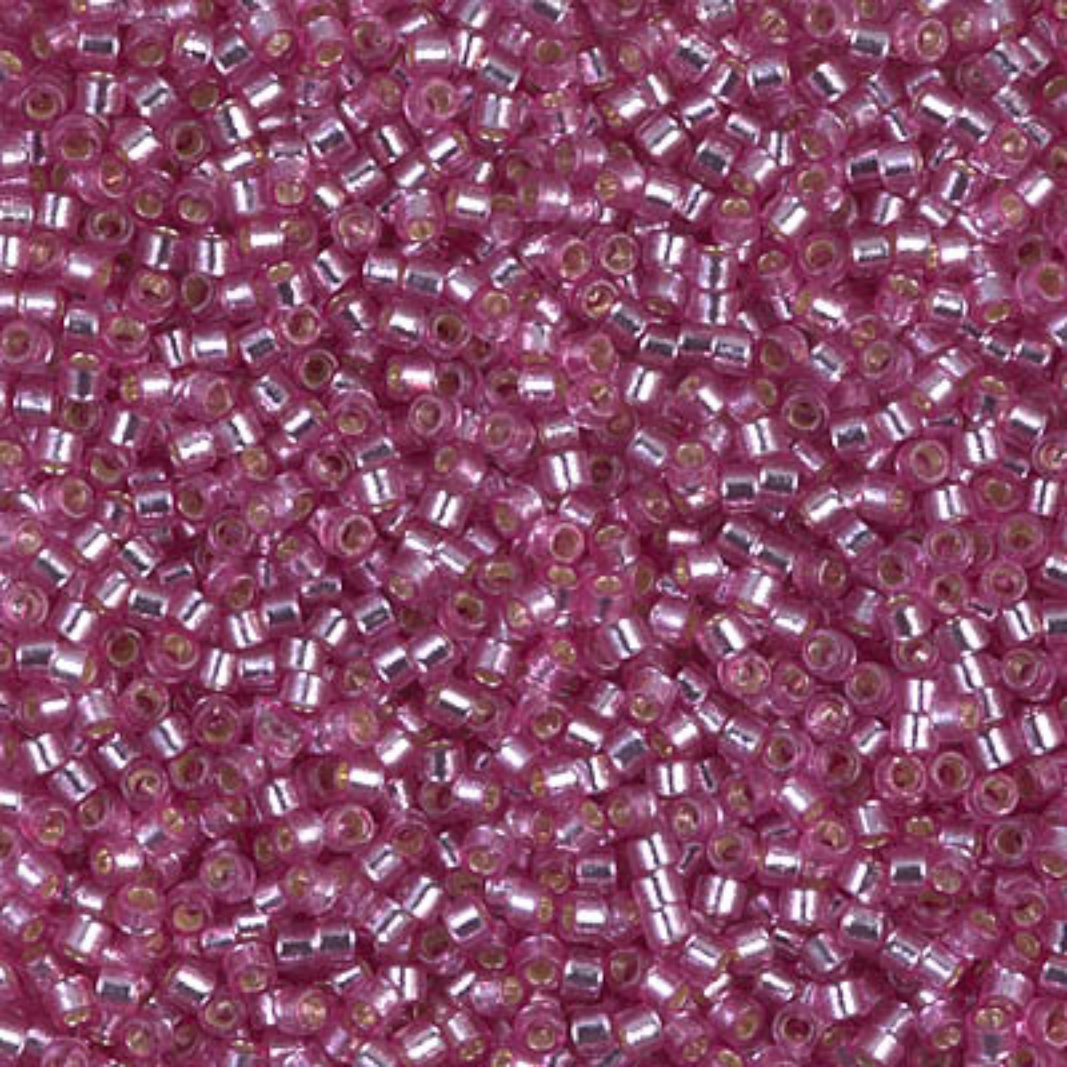 Miyuki 11/0 Delica Beads, DB2156, Duracoat Silver Orchid, 5g