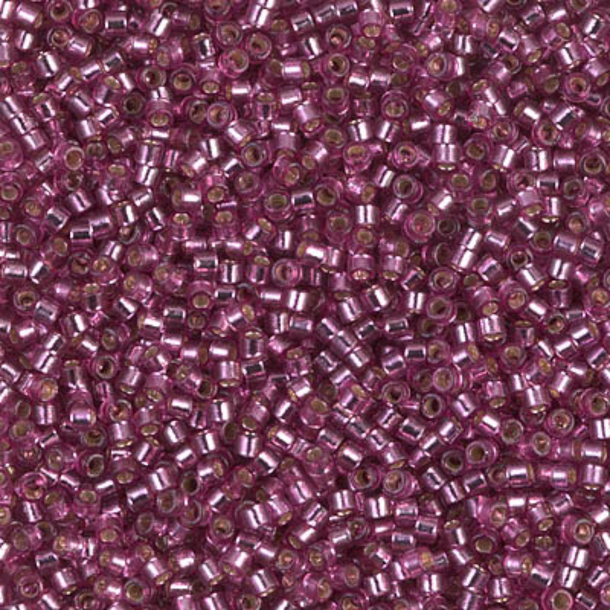 Miyuki 11/0 Delica Beads, DB2162, Duracoat Silver Hydrangea, 5g
