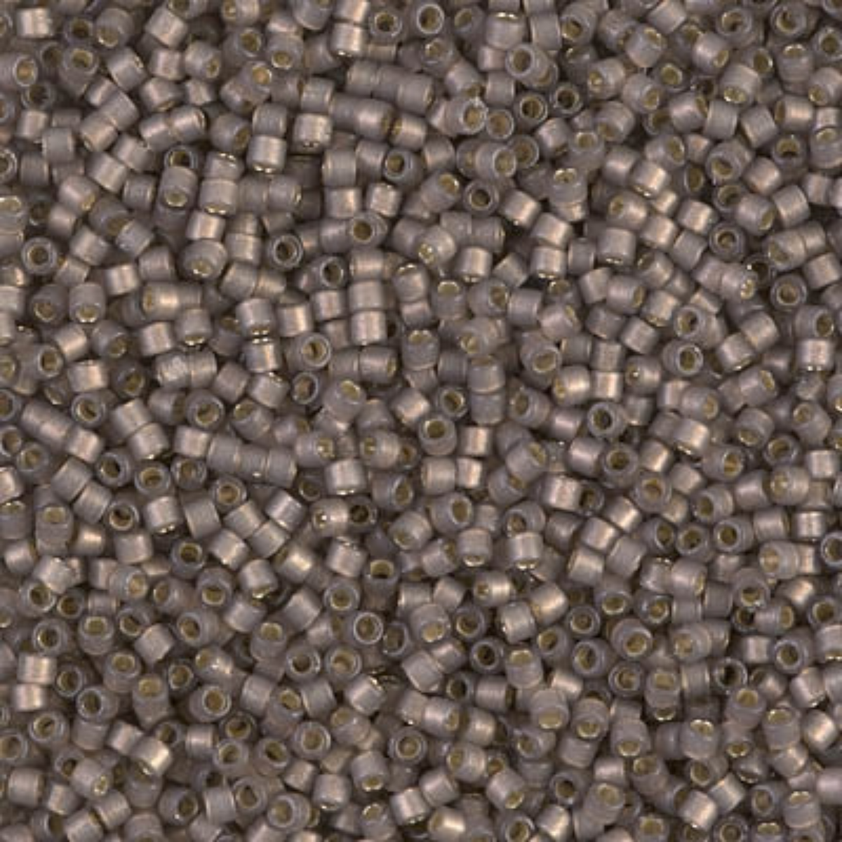Miyuki 11/0 Delica Beads, DB2184, Duracoat Silver Lined Semi-Matte Bramble, 5g
