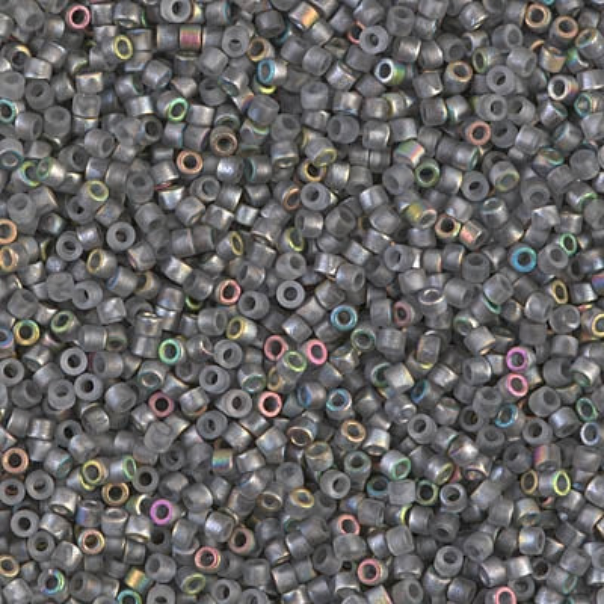 Miyuki 11/0 Delica Beads, DB2203, Matte Vitrial, 5g