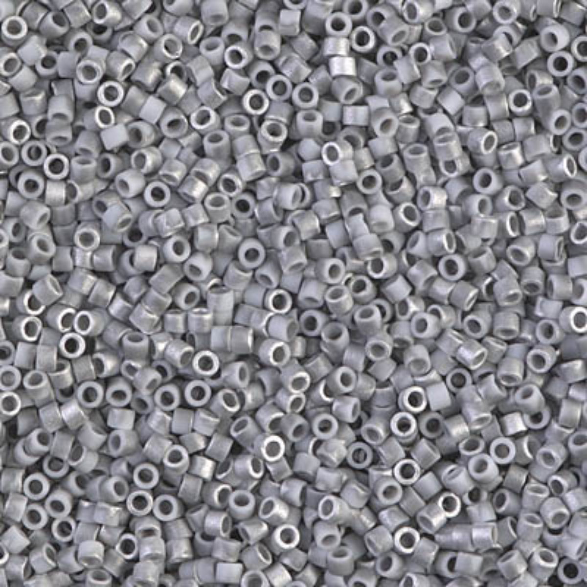 Miyuki 11/0 Delica Beads, DB2204, Matte Labrador, 5g