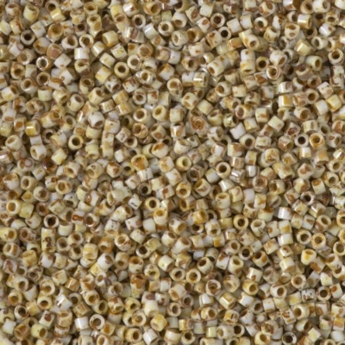 Miyuki 11/0 Delica Beads, DB2262, Picasso Canary Yellow, 5g