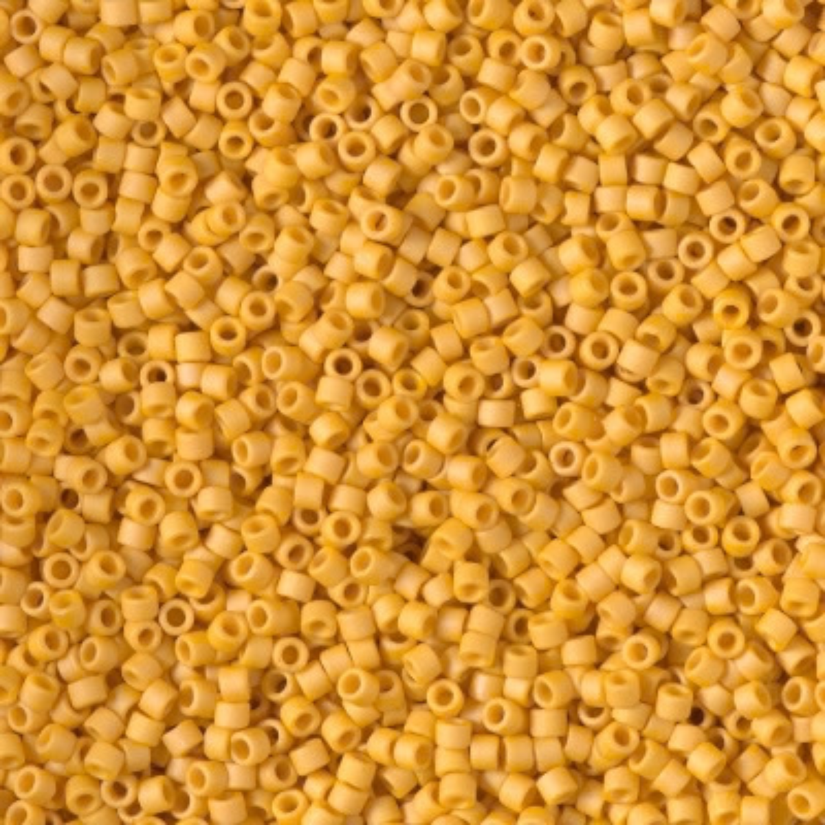 Miyuki 11/0 Delica Beads, DB2285, Opaque Frost Glazed Beige, 5g