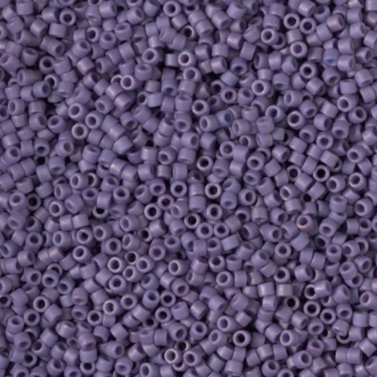 Miyuki 11/0 Delica Beads, DB2293, Opaque Frost Glaze Purple, 5g