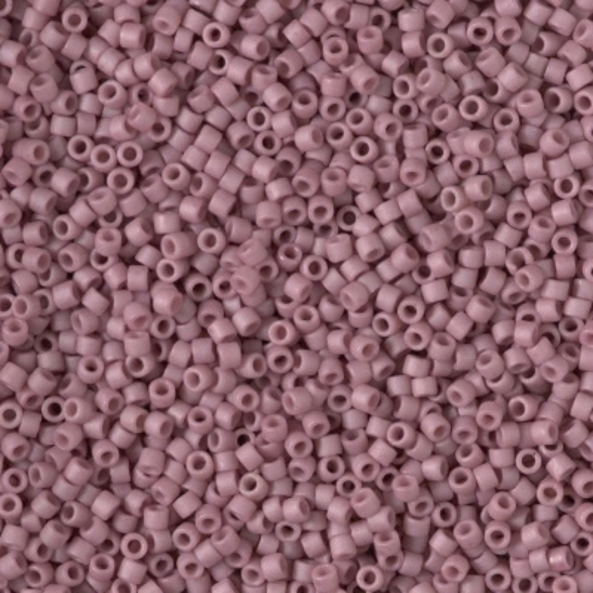 Miyuki 11/0 Delica Beads, DB2294, Opaque Frost Glaze Mauve, 5g