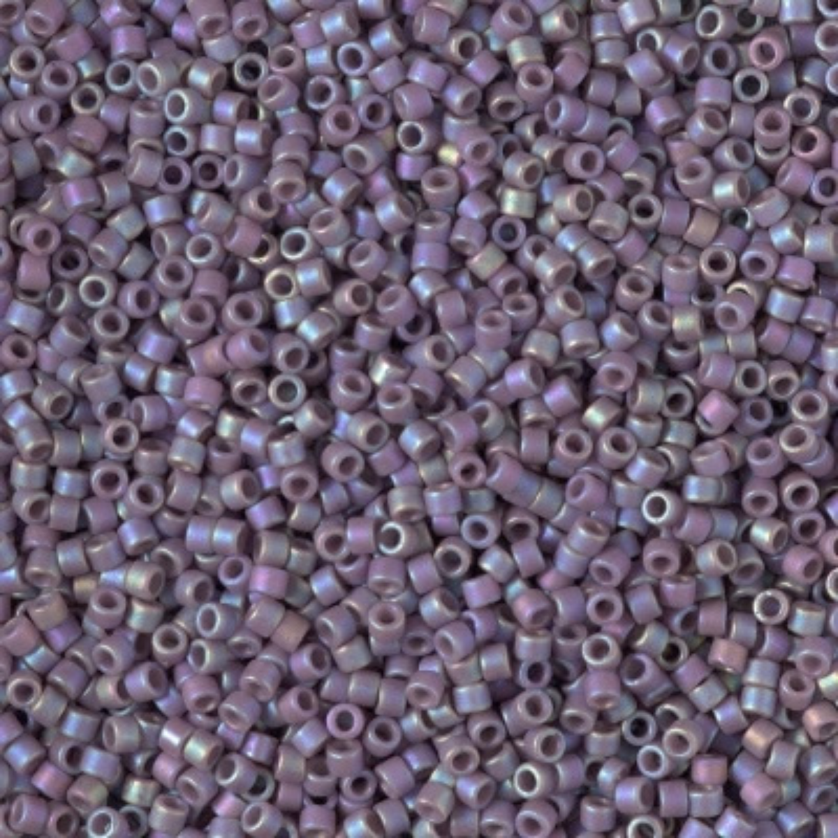 Miyuki 11/0 Delica Beads, DB2322, Opaque Frost Glaze Rainbow Grape, 5g