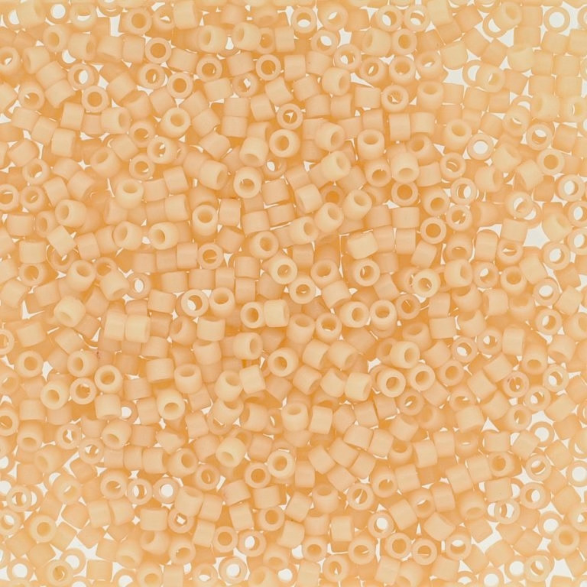 Miyuki 11/0 Delica Beads, DB2351, Duracoat Opaque French Vanilla, 5g