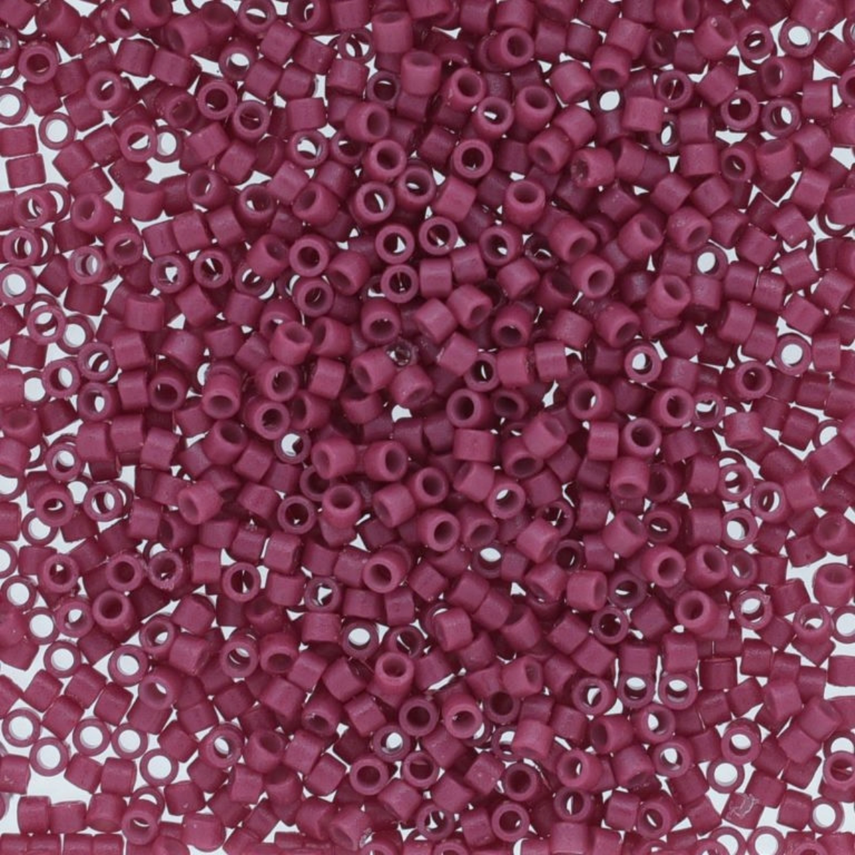 Miyuki 11/0 Delica Beads, DB2353, Duracoat Opaque Raspberry, 5g