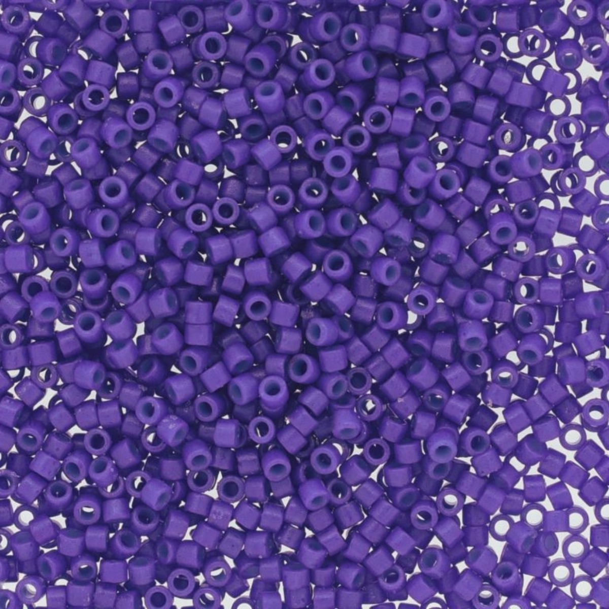 Miyuki 11/0 Delica Beads, DB2359, Duracoat Opaque Violet Blue, 5g