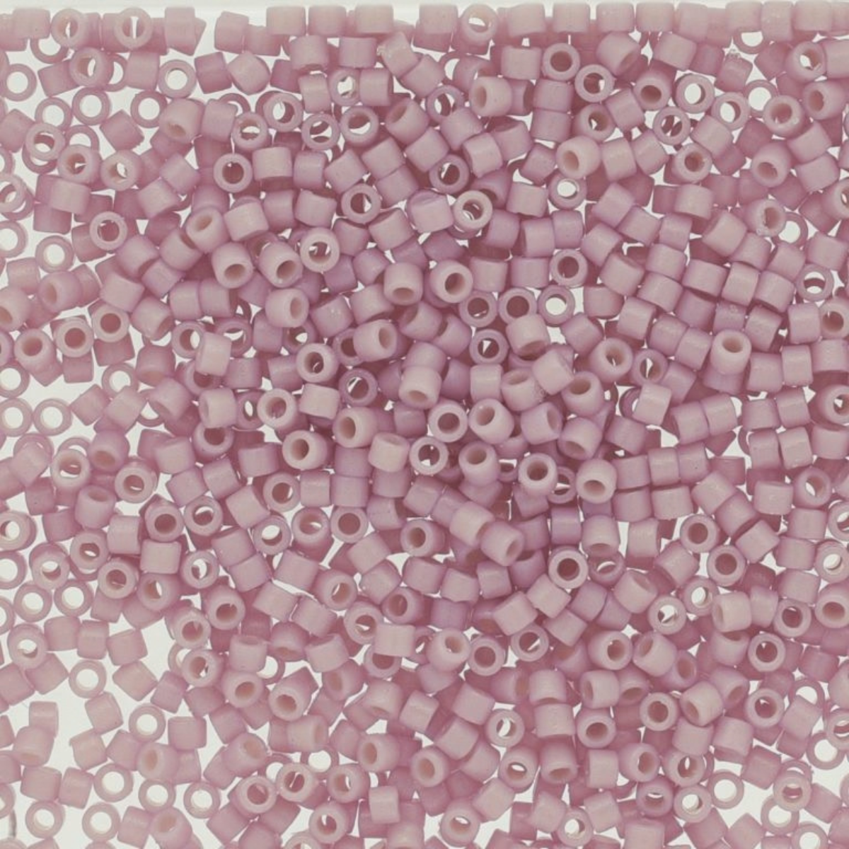 Miyuki 11/0 Delica Beads, DB2361, Duracoat Opaque Soft Pink, 5g