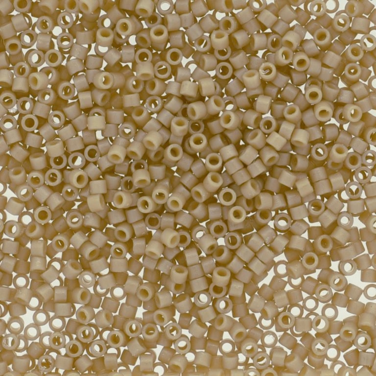 Miyuki 11/0 Delica Beads, DB2364, Duracoat Opaque Navajo White, 5g