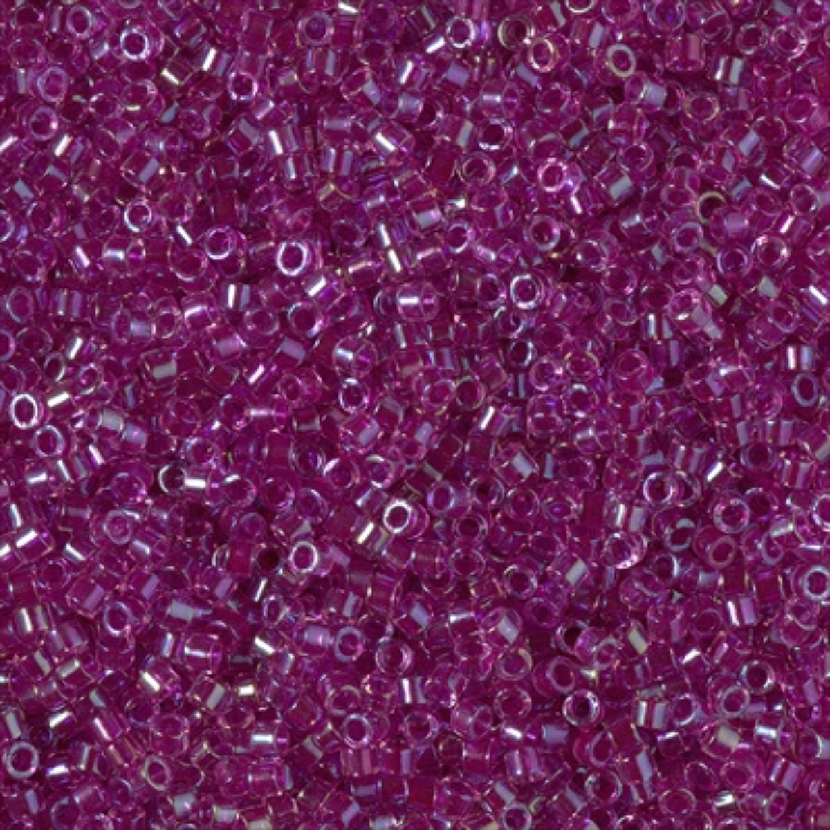 Miyuki 11/0 Delica Beads, DB2389, Fancy Lined Magenta, 5g