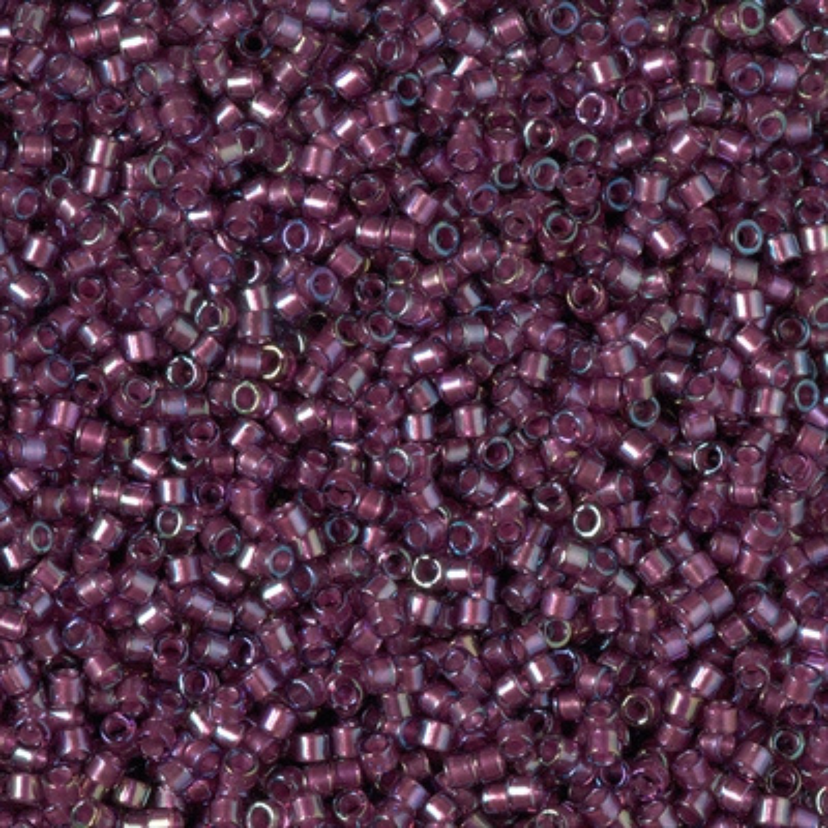 Miyuki 11/0 Delica Beads, DB2390, Fancy Lined Old Rose, 5g
