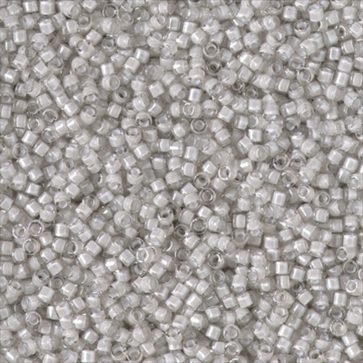 Miyuki 11/0 Delica Beads, DB2391, Fancy Lined Oyster, 5g