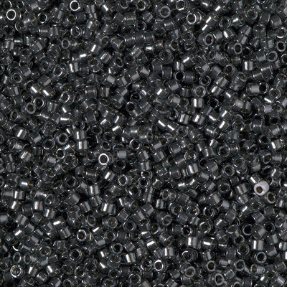 Miyuki 11/0 Delica Beads, DB2394, Fancy Lined Platinum, 5g