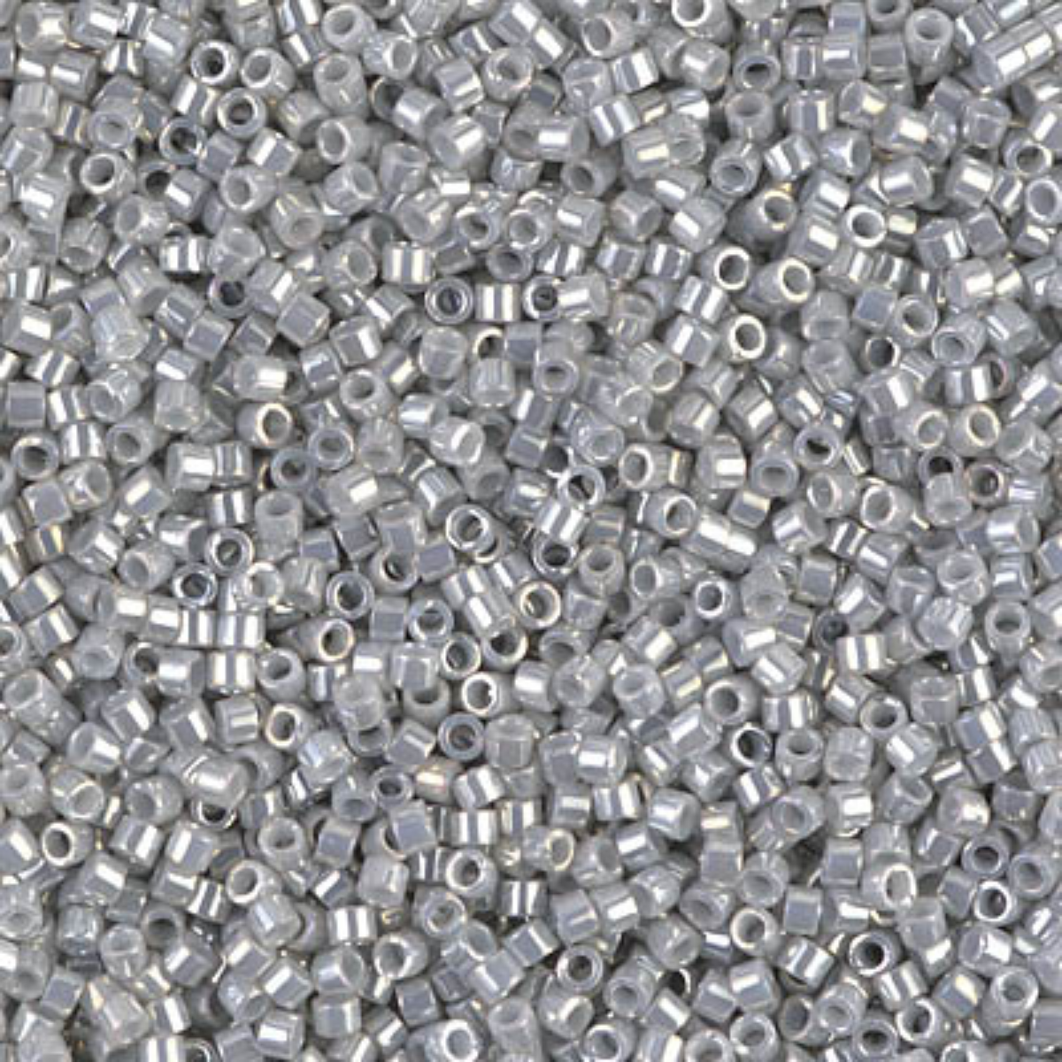 Miyuki 11/0 Delica Beads, DB0252, Ceylon Gray, 5g