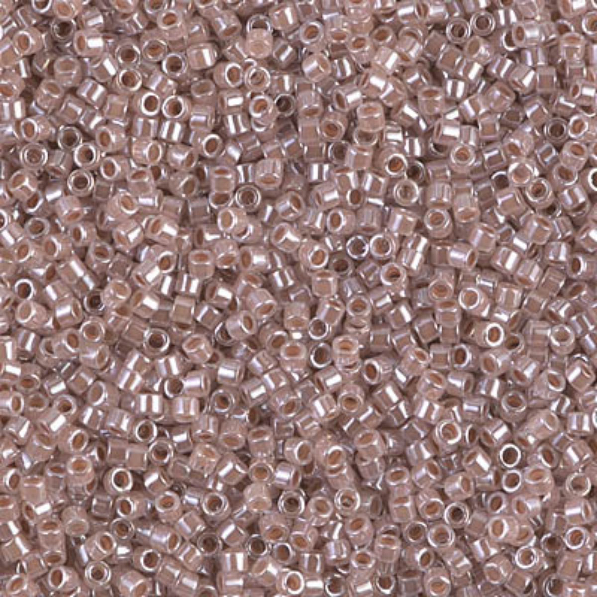 Miyuki 11/0 Delica Beads, DB0256, Light Cinnamon Ceylon, 5g
