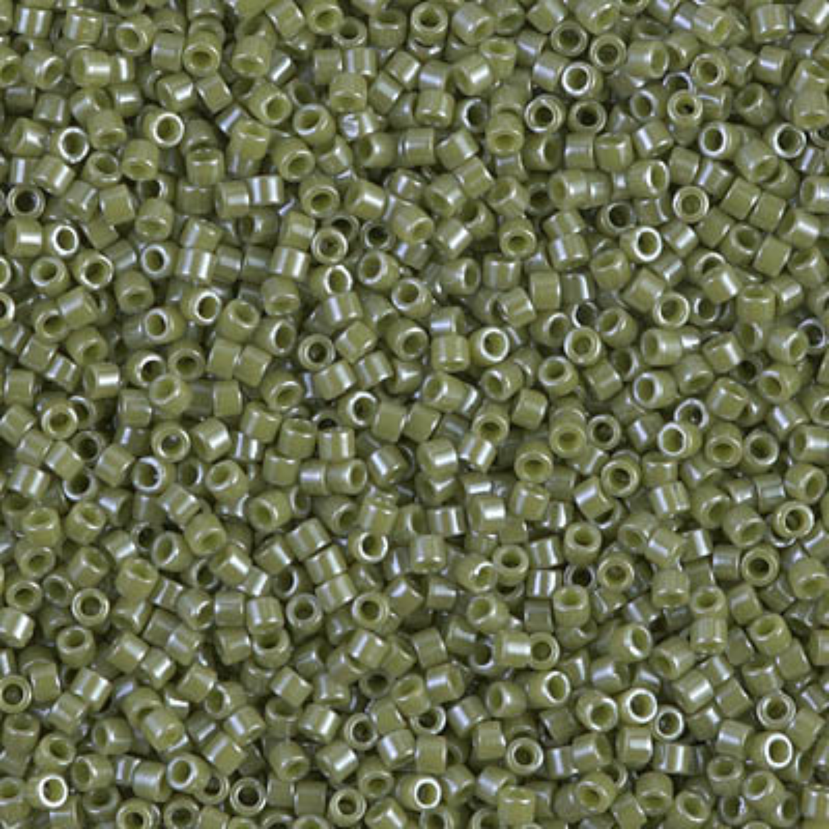 Miyuki 11/0 Delica Beads, DB0263-1, Opaque Cactus Luster, 5g
