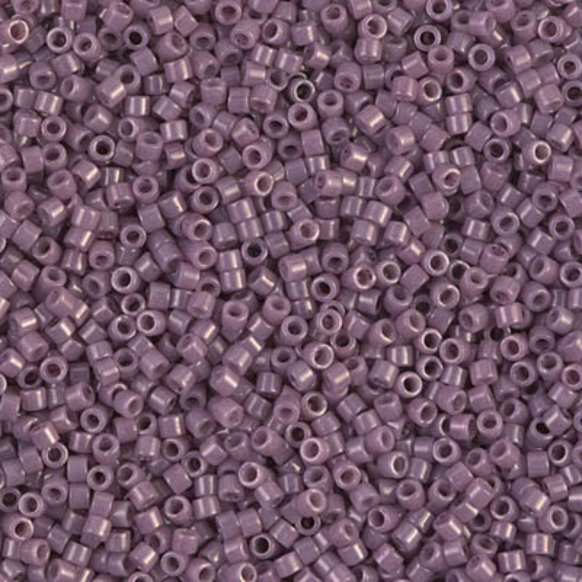 Miyuki 11/0 Delica Beads, DB0265, Opaque Mauve Luster, 5g