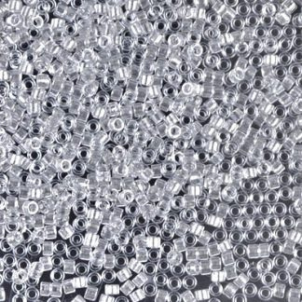Miyuki 11/0 Delica Beads, DB0271, Galvanized Crystal, 5g