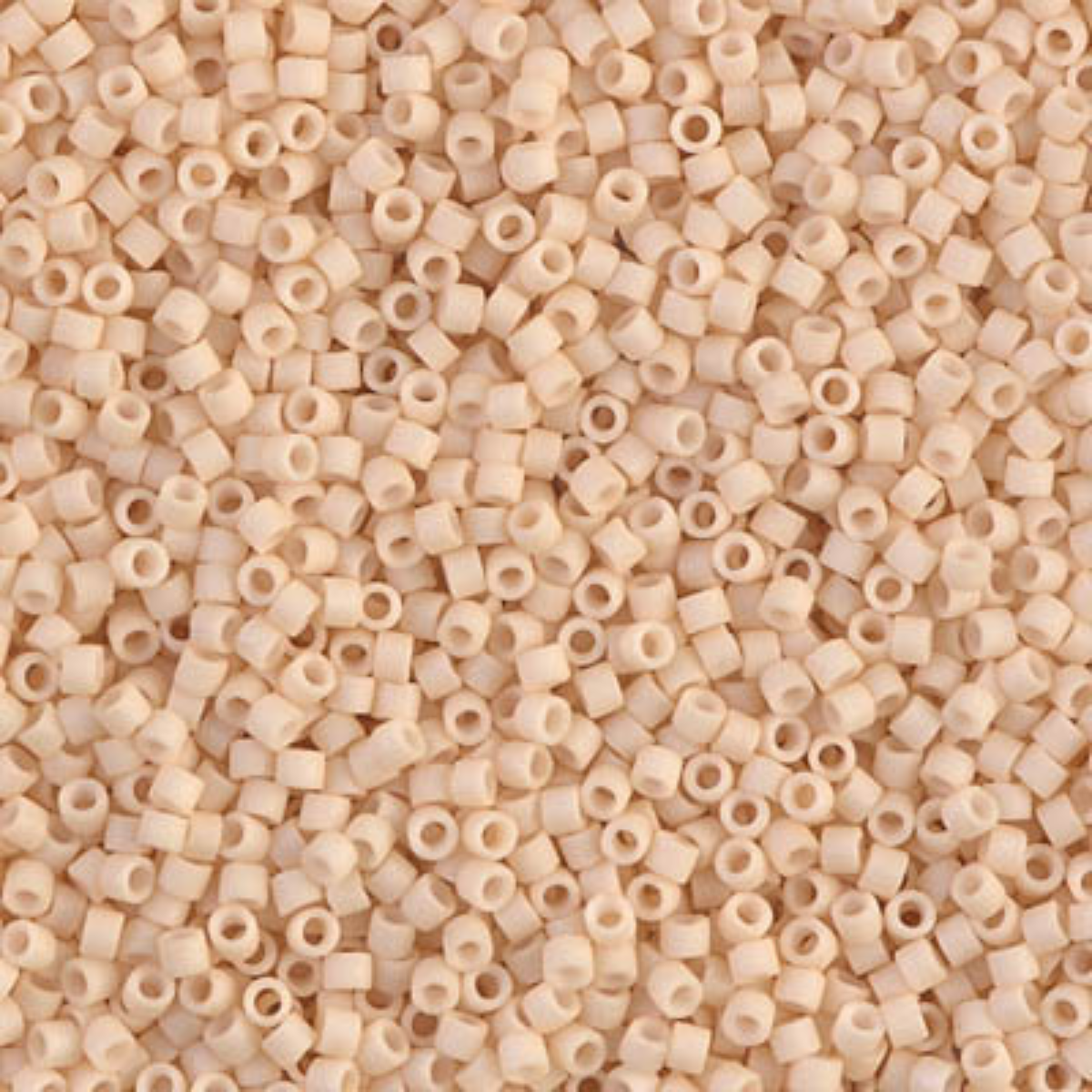 Miyuki 11/0 Delica Beads, DB0353, Matte Dark Cream, 5g