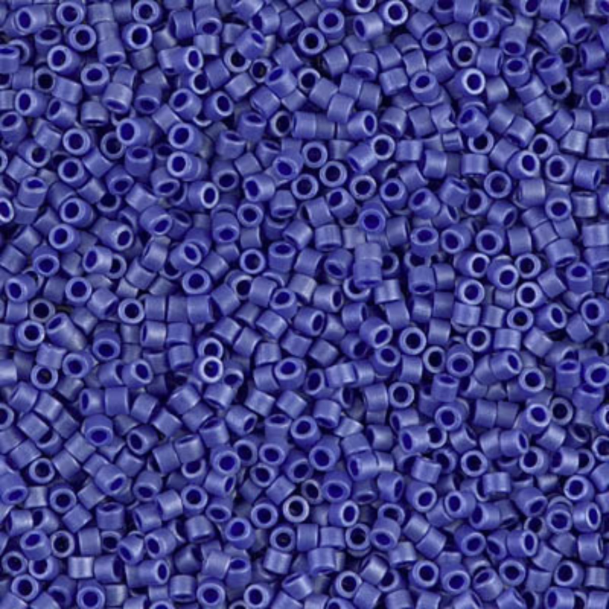 Miyuki 11/0 Delica Beads, DB0361, Metallic Matte Sapphire Blue, 5g