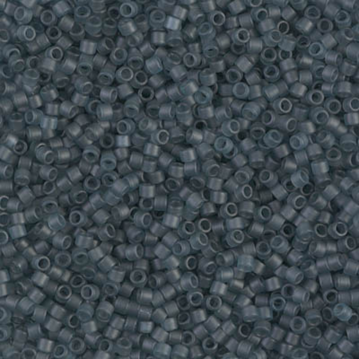 Miyuki 11/0 Delica Beads, DB0387-1, Matte Transparent Montana, 5g