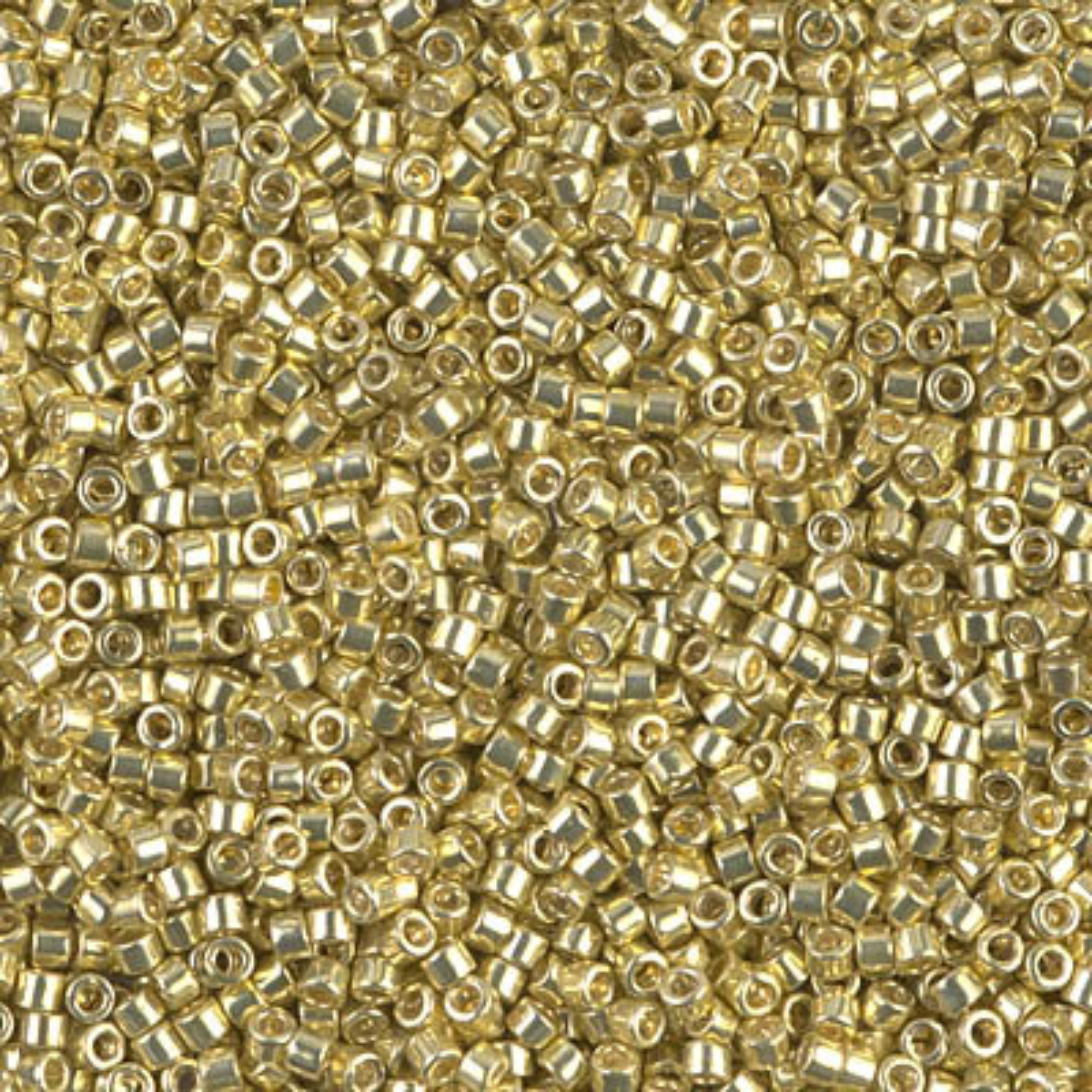 Miyuki 11/0 Delica Beads, DB0412, Galvanized Yellow, 5g