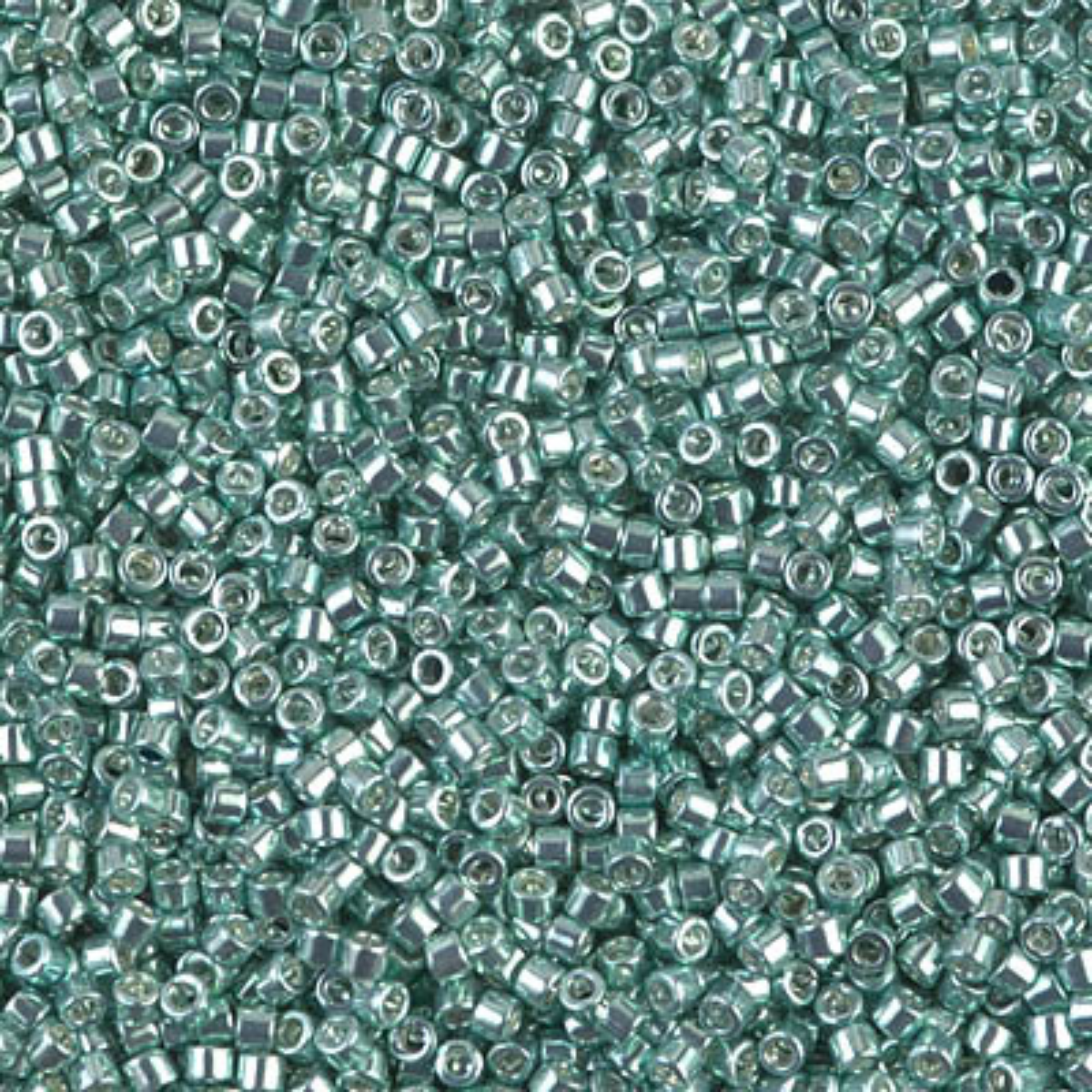 Miyuki 11/0 Delica Beads, DB0415, Galvanized Turquoise, 5g