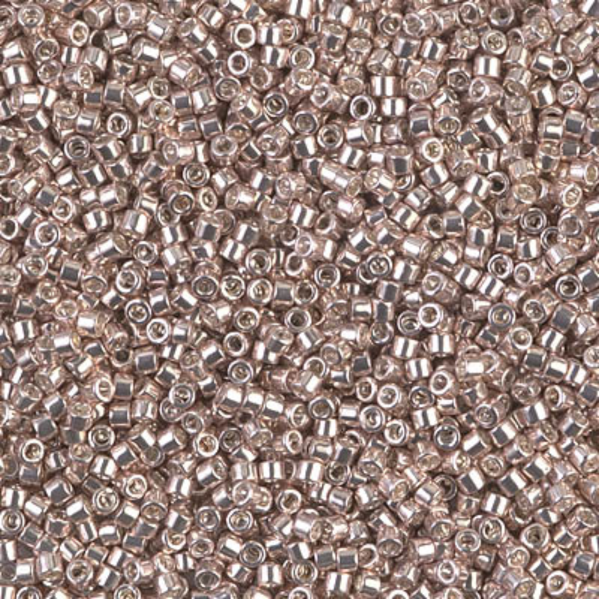Miyuki 11/0 Delica Beads, DB0417, Galvanized Steel, 5g