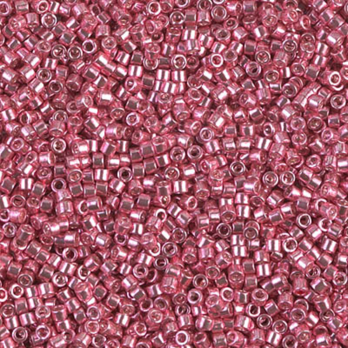 Miyuki 11/0 Delica Beads, DB0420, Galvanized Pink, 5g