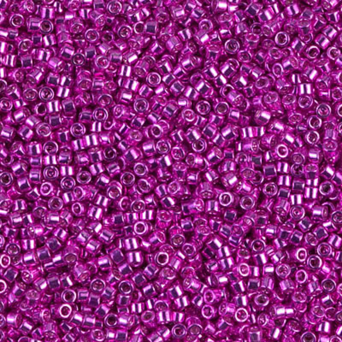 Miyuki 11/0 Delica Beads, DB0422, Galvanized Magenta, 5g